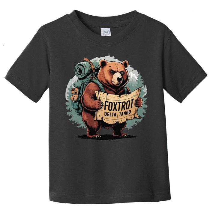 Bear Foxtrots Deltas Tangos Funny Bear Foxtrots Deltas Toddler T-Shirt