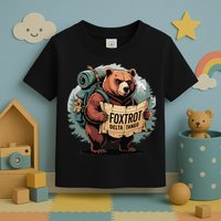 Bear Foxtrots Deltas Tangos Funny Bear Foxtrots Deltas Toddler T-Shirt