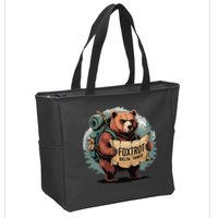 Bear Foxtrots Deltas Tangos Funny Bear Foxtrots Deltas Zip Tote Bag