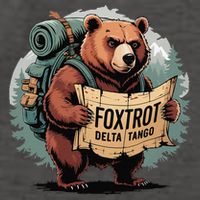 Bear Foxtrots Deltas Tangos Funny Bear Foxtrots Deltas Vector Backpack