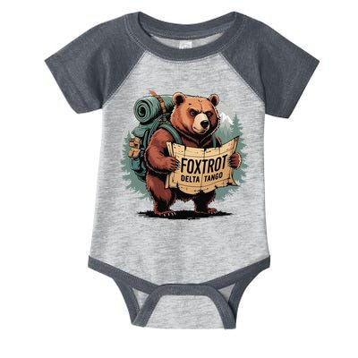 Bear Foxtrots Deltas Tangos Funny Bear Foxtrots Deltas Infant Baby Jersey Bodysuit