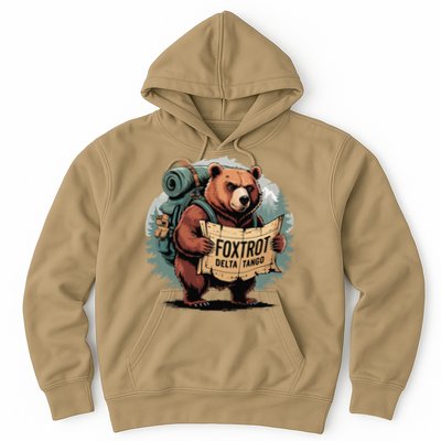 Bear Foxtrots Deltas Tangos Funny Bear Foxtrots Deltas Hoodie