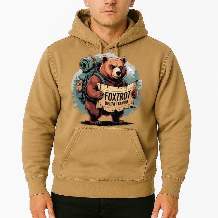 Bear Foxtrots Deltas Tangos Funny Bear Foxtrots Deltas Hoodie