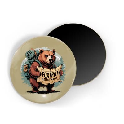 Bear Foxtrots Deltas Tangos Funny Bear Foxtrots Deltas Magnet