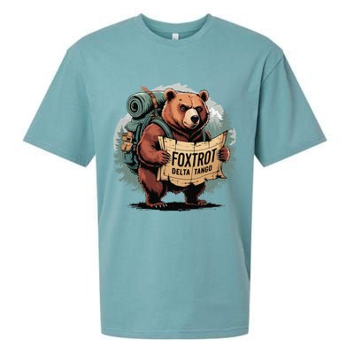 Bear Foxtrots Deltas Tangos Funny Bear Foxtrots Deltas Sueded Cloud Jersey T-Shirt