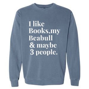 Beabull Funny Dog Owner Book Reader Lover Gift Gift Garment-Dyed Sweatshirt