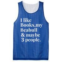 Beabull Funny Dog Owner Book Reader Lover Gift Gift Mesh Reversible Basketball Jersey Tank