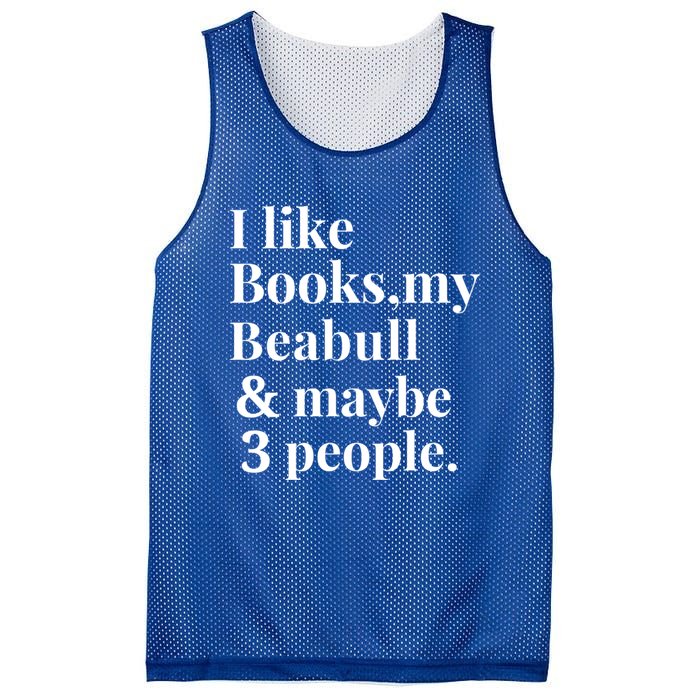 Beabull Funny Dog Owner Book Reader Lover Gift Gift Mesh Reversible Basketball Jersey Tank