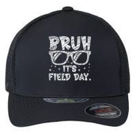 Bruh Field Day Teacher Happy Field Day Sunglasses Flexfit Unipanel Trucker Cap