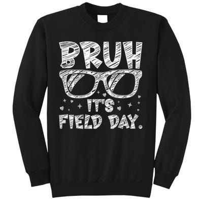 Bruh Field Day Teacher Happy Field Day Sunglasses Sweatshirt