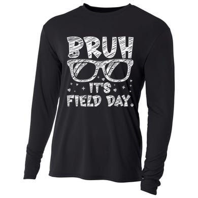 Bruh Field Day Teacher Happy Field Day Sunglasses Cooling Performance Long Sleeve Crew