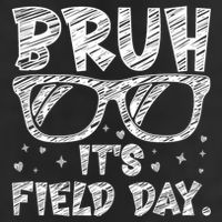 Bruh Field Day Teacher Happy Field Day Sunglasses Golf Towel