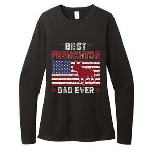 Best Frenchton Dad Ever American Flag Dog Dad Womens CVC Long Sleeve Shirt