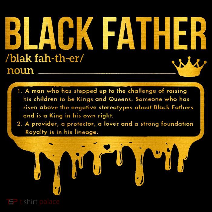 Black Father Definition African American Dad Father's Day 16 in Basic Backpack