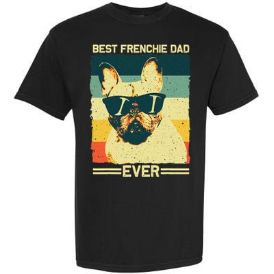 Best Frenchie Dad Design Father French Bulldog Lovers Garment-Dyed Heavyweight T-Shirt