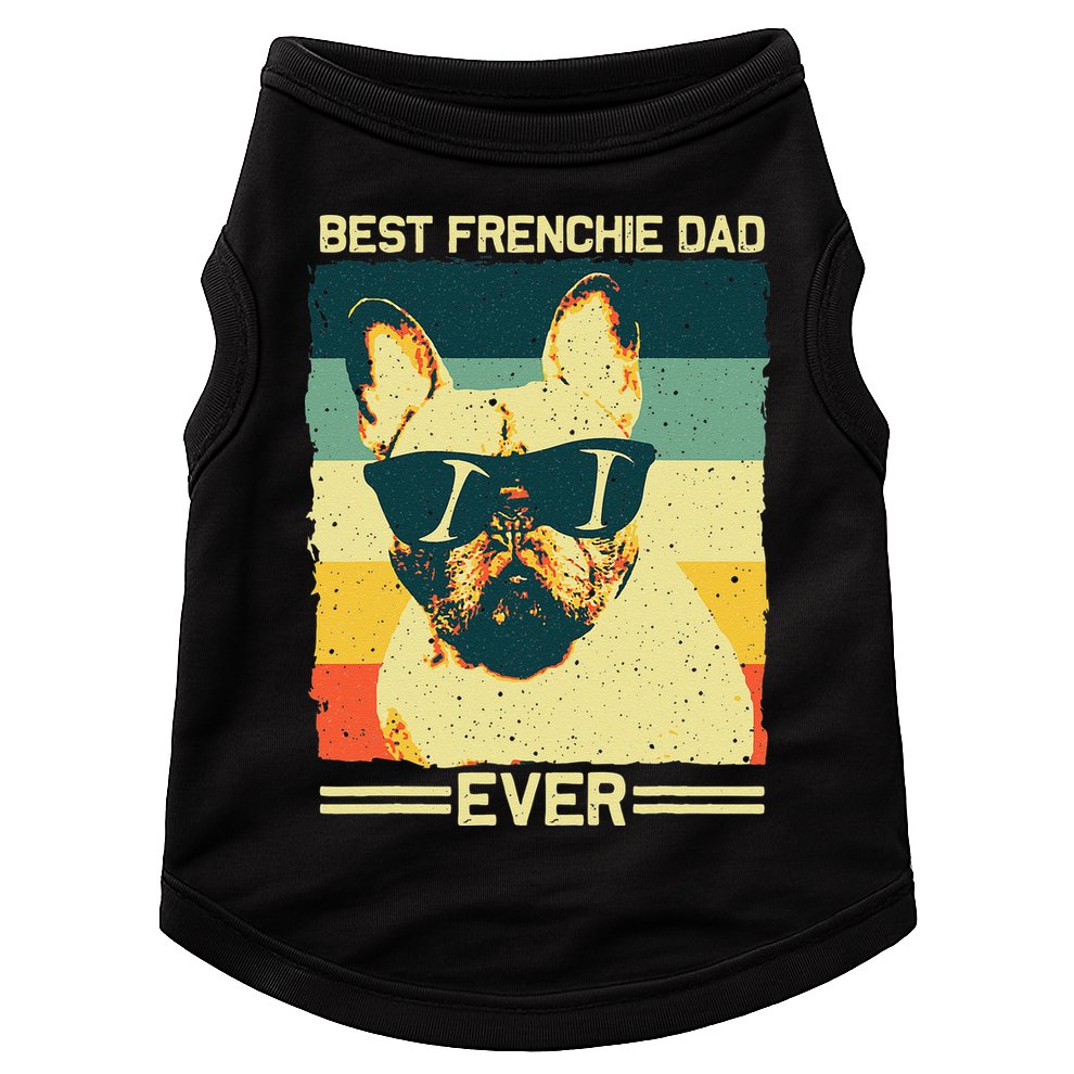 Best Frenchie Dad Design Father French Bulldog Lovers Doggie Tank