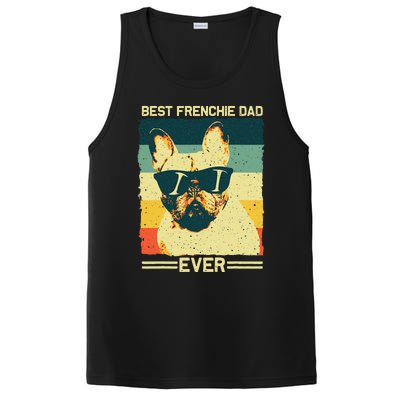 Best Frenchie Dad Design Father French Bulldog Lovers PosiCharge Competitor Tank