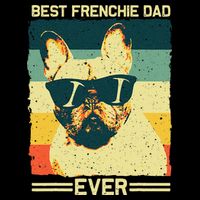 Best Frenchie Dad Design Father French Bulldog Lovers Zip Tote Bag