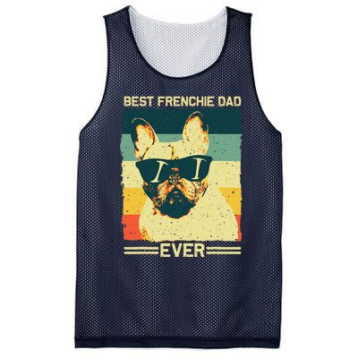 Best Frenchie Dad Design Father French Bulldog Lovers Mesh Reversible Basketball Jersey Tank