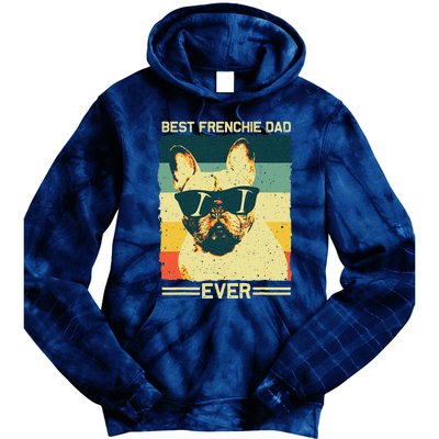 Best Frenchie Dad Design Father French Bulldog Lovers Tie Dye Hoodie