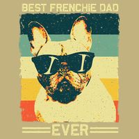 Best Frenchie Dad Design Father French Bulldog Lovers Cooling Performance Crew T-Shirt