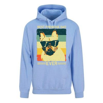 Best Frenchie Dad Design Father French Bulldog Lovers Unisex Surf Hoodie