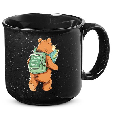 Bear Foxtrots Deltas Tangos 15oz Campfire Ceramic Mug