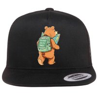 Bear Foxtrots Deltas Tangos Flat Bill Trucker Hat