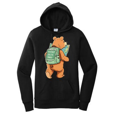 Bear Foxtrots Deltas Tangos Women's Pullover Hoodie