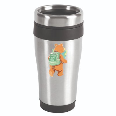 Bear Foxtrots Deltas Tangos 16oz Travel Tumbler