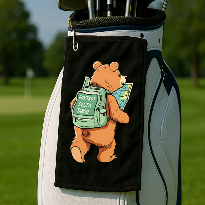 Bear Foxtrots Deltas Tangos Golf Towel