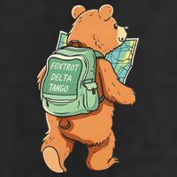 Bear Foxtrots Deltas Tangos Golf Towel