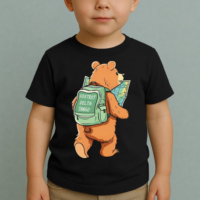 Bear Foxtrots Deltas Tangos Toddler T-Shirt