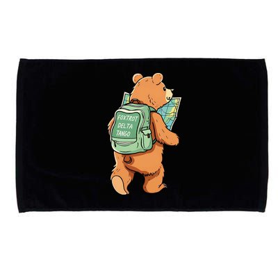Bear Foxtrots Deltas Tangos Microfiber Hand Towel