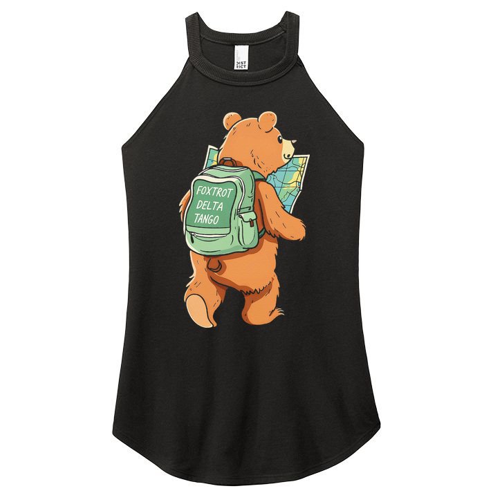 Bear Foxtrots Deltas Tangos Women's Perfect Tri Rocker Tank