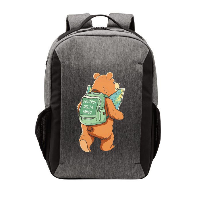 Bear Foxtrots Deltas Tangos Vector Backpack