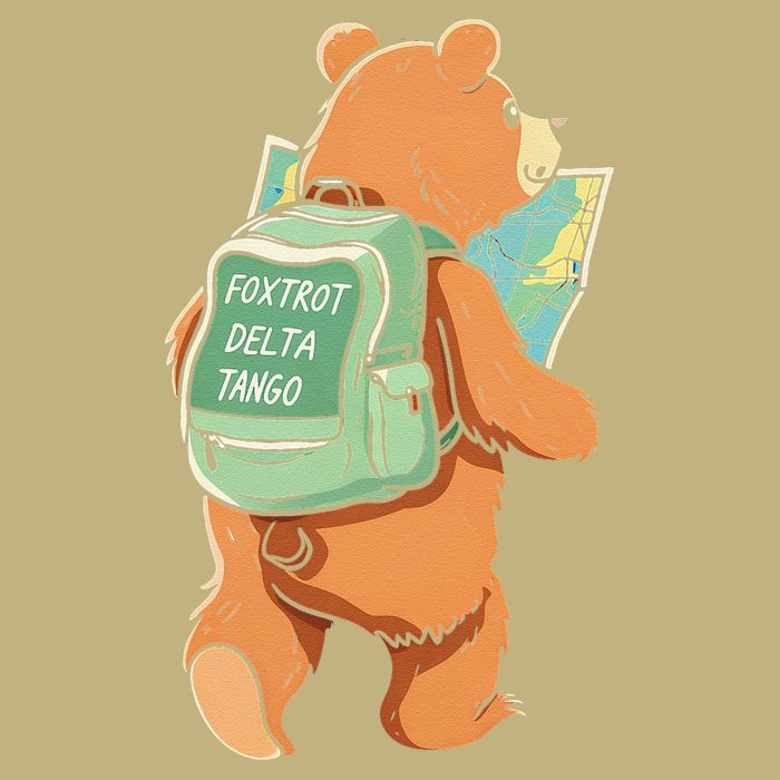 Bear Foxtrots Deltas Tangos Long Sleeve Shirt