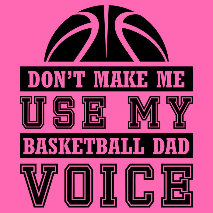 Basketball Funny Don't Make Me Use My Basketball Dad Voice Stripe Pom Pom Beanie
