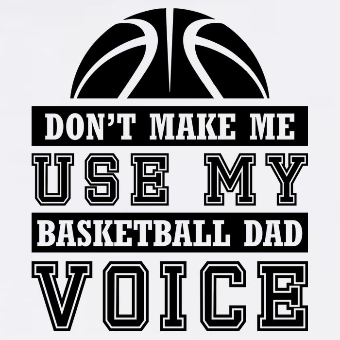 Basketball Funny Don't Make Me Use My Basketball Dad Voice Cooling Performance Long Sleeve Crew