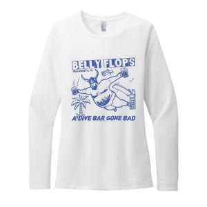 Belly Flops Dive Bar Womens CVC Long Sleeve Shirt