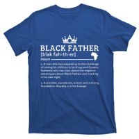 Black Father Definition African American Dad Gift T-Shirt