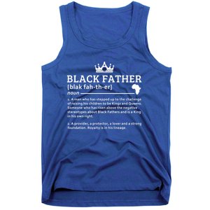 Black Father Definition African American Dad Gift Tank Top