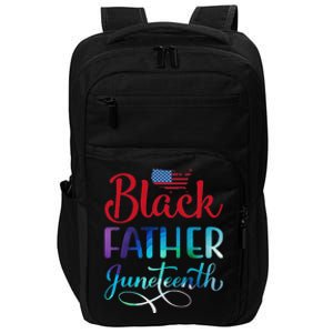 Black Father Day Gift Juneteenth Impact Tech Backpack