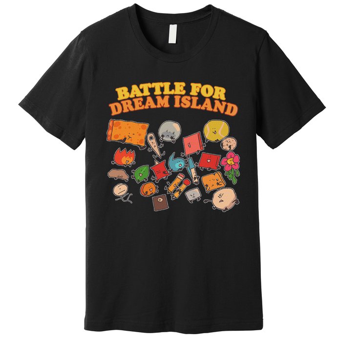 Battle For Dream Island Birthday Costume For Adults Premium T-Shirt