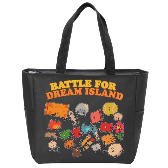 Battle For Dream Island Birthday Costume For Adults Zip Tote Bag