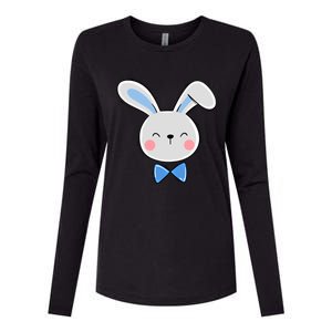 Bunny Face Dad Daddy Papa Easter Bunny Gift Womens Cotton Relaxed Long Sleeve T-Shirt