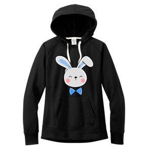 Bunny Face Dad Daddy Papa Easter Bunny Gift Women's Fleece Hoodie