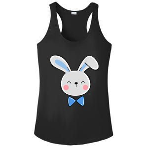 Bunny Face Dad Daddy Papa Easter Bunny Gift Ladies PosiCharge Competitor Racerback Tank