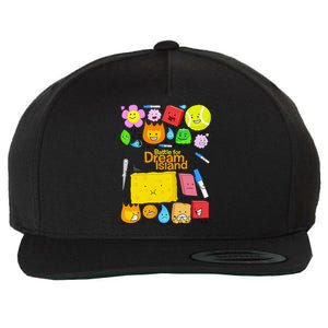 Battle For Dream Island Essential Wool Snapback Cap