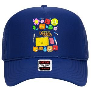 Battle For Dream Island Essential High Crown Mesh Back Trucker Hat